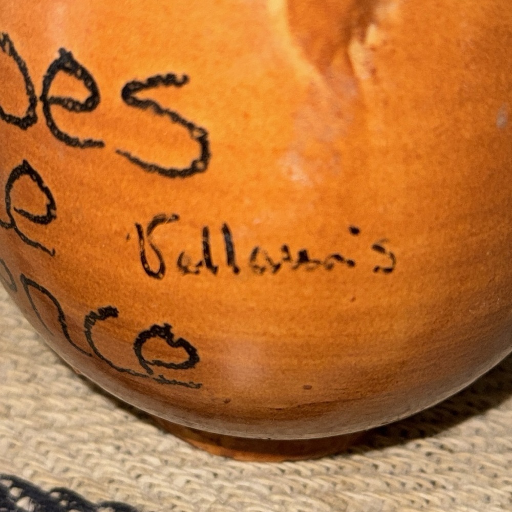 VALLAURIS FRENCH Ceramic Pot for HERBS DE PROVENCE w/Lid - Picture 4 of 6